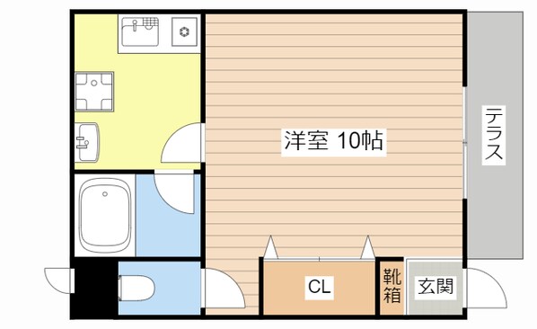 カーペンターハウスⅥの物件間取画像